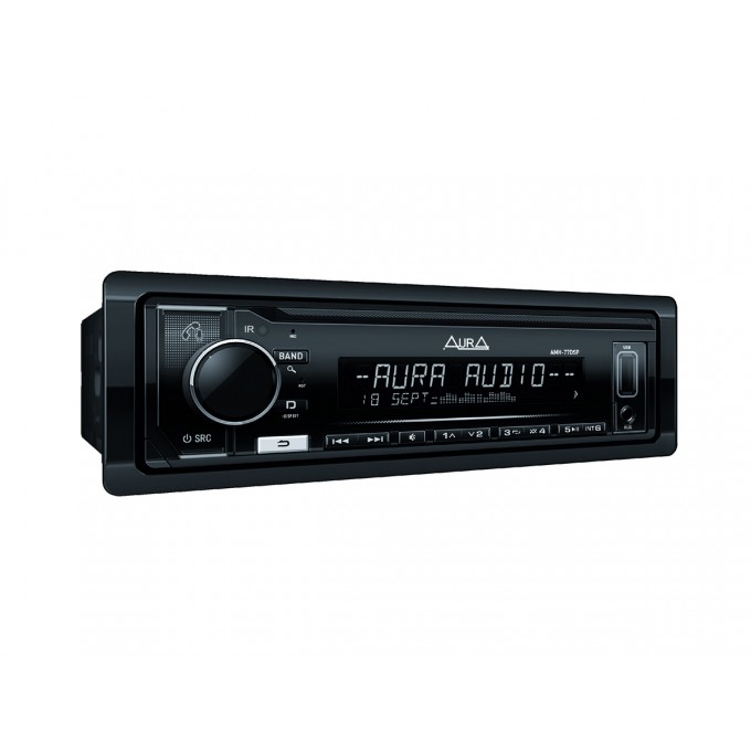 Автомагнитола процессорная 51Вт с Bluetooth, USB, AUX - AURA AMH-77DSP BLACK EDITION 00000035274