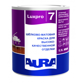 Краска интерьерная моющаяся AURA Luxpro 7 (0,9л)