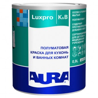 Краска AURA Luxpro Kitchen&Bathroom ALP022 0.9л