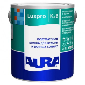 Краска AURA Luxpro Kitchen&Bathroom ALP023 2.5л