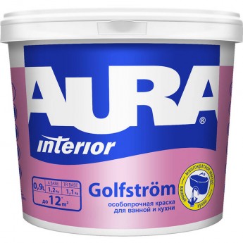 Краска AURA Interior Golfstrom TR ASP040 0.9 л