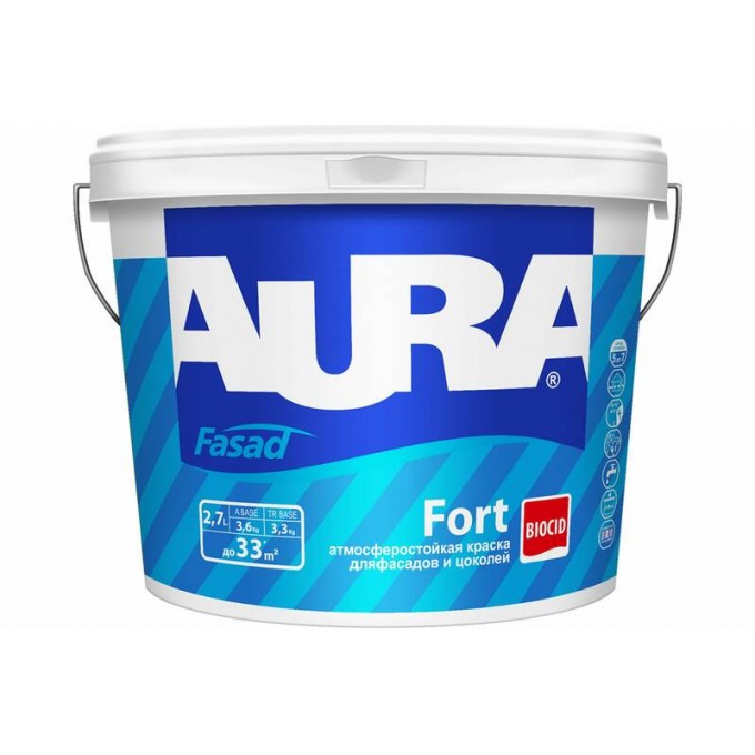 Краска AURA FACADE 2.7 л ASP050