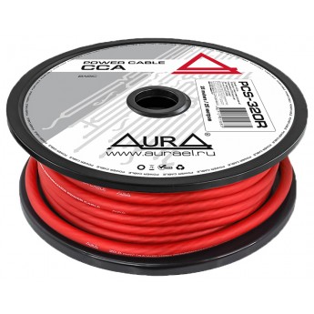 Кабель силовой автомобильный AURA PCS-320R AURA PCS-320R Кабель силовой 4AWG/20мм2красный