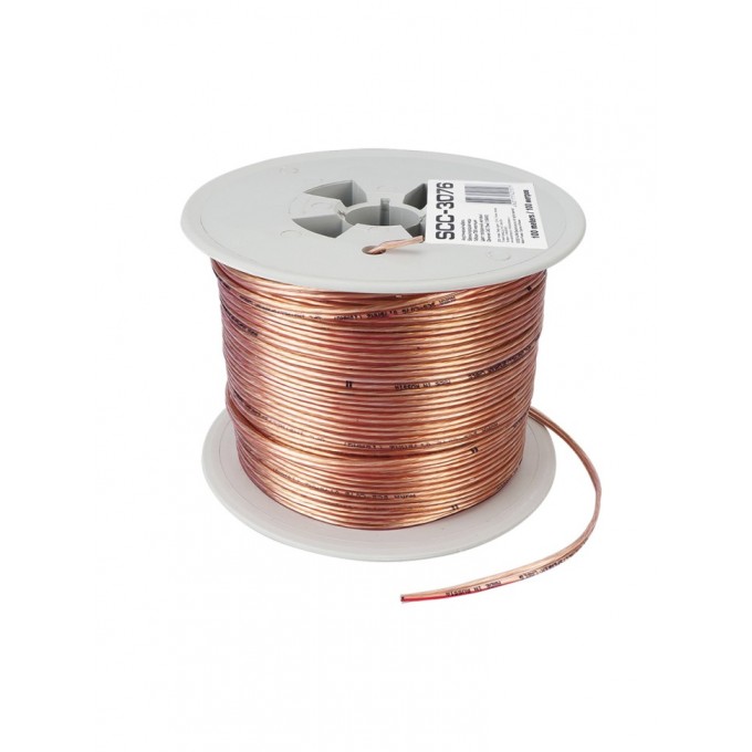 Кабель автомобильный AURA акустический 2*0,75mm (18AWG) 1м SCC-3076