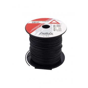 Кабель автомобильный AURA монтажный SCM-C5BK 1*0,5 мм2 (20AWG) 1м черный